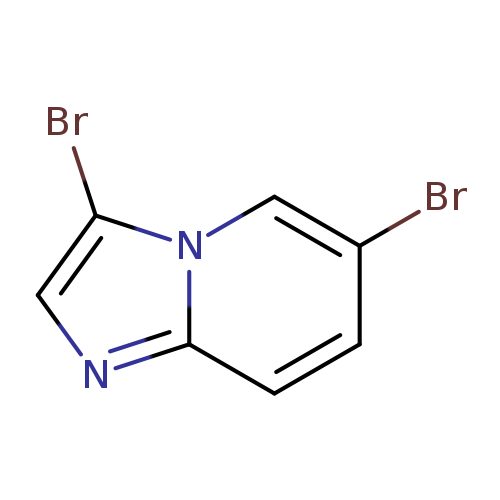 Brc1ccc2n(c1)c(Br)cn2