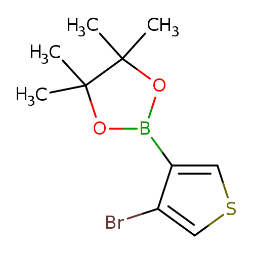 CC1(C)OB(OC1(C)C)c1cscc1Br