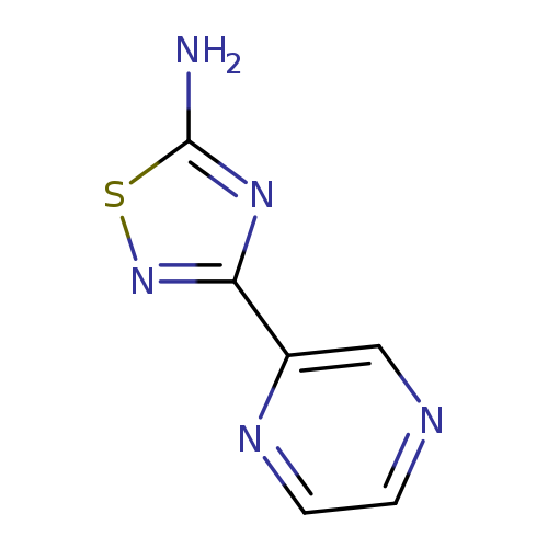 Nc1snc(n1)c1cnccn1