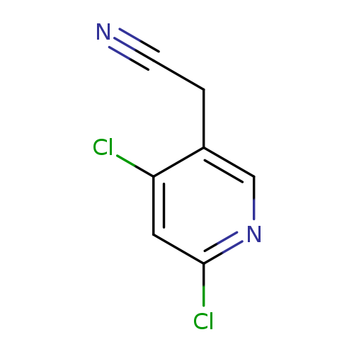 N#CCc1cnc(cc1Cl)Cl