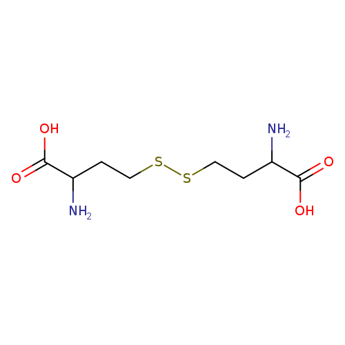 NC(C(=O)O)CCSSCCC(C(=O)O)N
