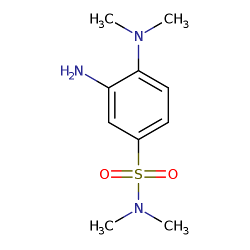 CN(c1ccc(cc1N)S(=O)(=O)N(C)C)C
