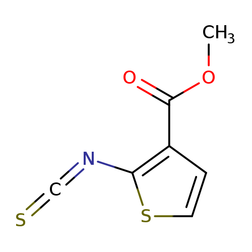 S=C=Nc1sccc1C(=O)OC