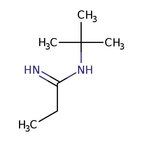 CCC(=N)NC(C)(C)C