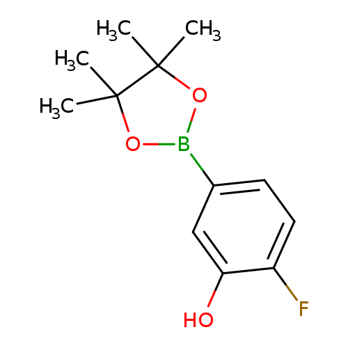 Fc1ccc(cc1O)B1OC(C(O1)(C)C)(C)C