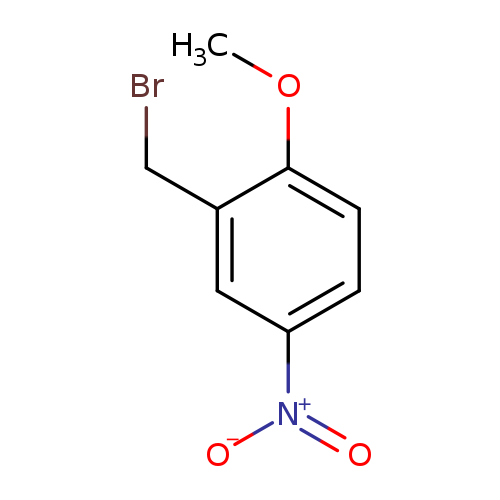 BrCc1cc(ccc1OC)[N+](=O)[O-]