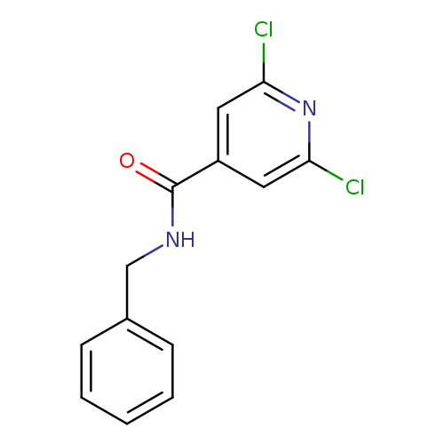 Clc1nc(Cl)cc(c1)C(=O)NCc1ccccc1