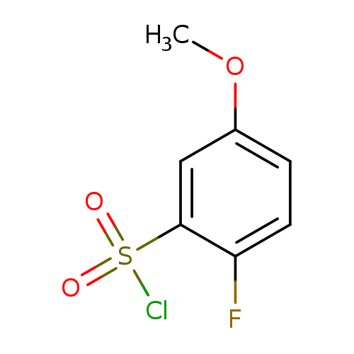 COc1ccc(c(c1)S(=O)(=O)Cl)F