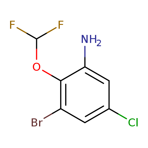 FC(Oc1c(N)cc(cc1Br)Cl)F