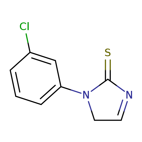 Clc1cccc(c1)N1CC=NC1=S