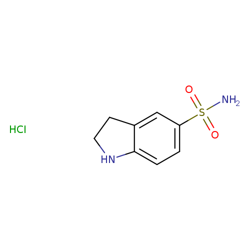 NS(=O)(=O)c1ccc2c(c1)CCN2.Cl