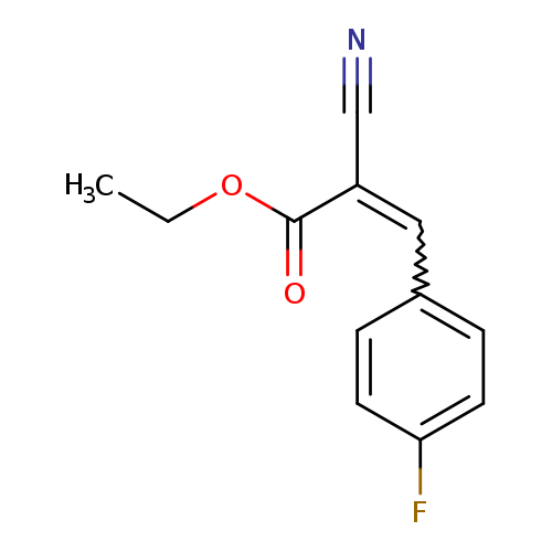 CCOC(=O)C(=Cc1ccc(cc1)F)C#N