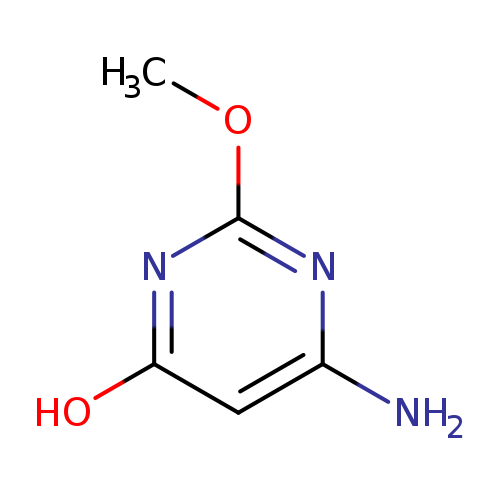 COc1nc(N)cc(n1)O