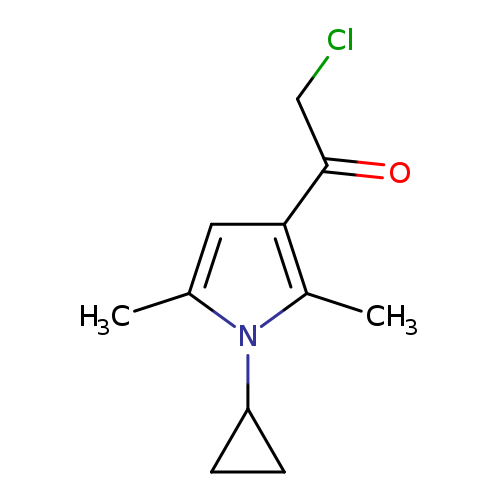 ClCC(=O)c1cc(n(c1C)C1CC1)C