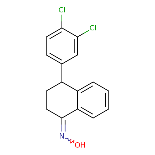 ON=C1CCC(c2c1cccc2)c1ccc(c(c1)Cl)Cl