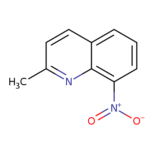 Cc1ccc2c(n1)c(ccc2)[N+](=O)[O-]