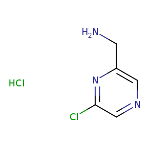 NCc1cncc(n1)Cl.Cl