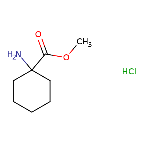 COC(=O)C1(N)CCCCC1.Cl