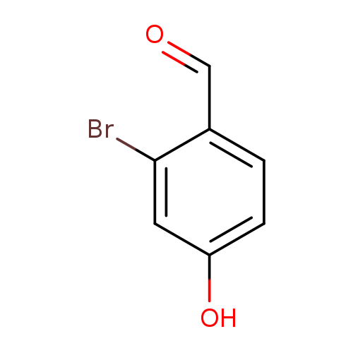 O=Cc1ccc(cc1Br)O