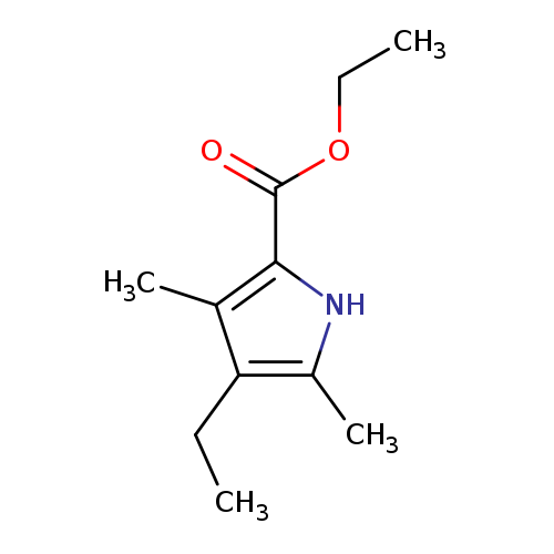 CCOC(=O)c1[nH]c(c(c1C)CC)C