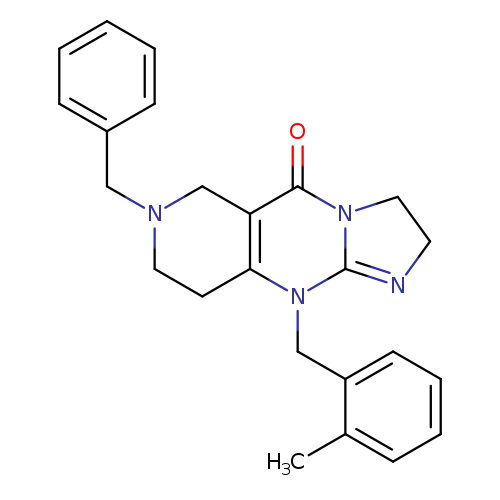 Cc1ccccc1Cn1c2CCN(Cc2c(=O)n2c1=NCC2)Cc1ccccc1