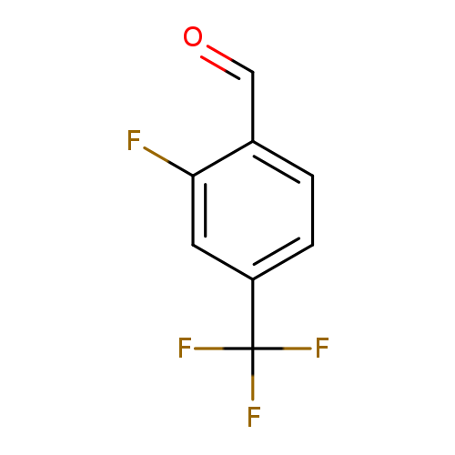 O=Cc1ccc(cc1F)C(F)(F)F