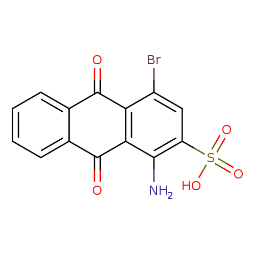 Brc1cc(c(c2c1C(=O)c1ccccc1C2=O)N)S(=O)(=O)O