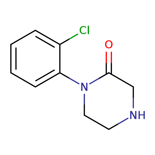 O=C1CNCCN1c1ccccc1Cl