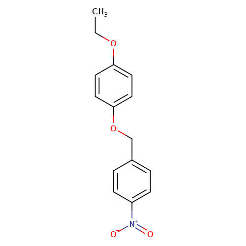 CCOc1ccc(cc1)OCc1ccc(cc1)[N+](=O)[O-]