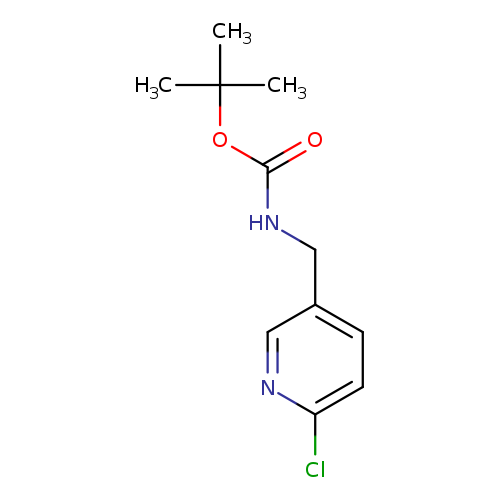 O=C(OC(C)(C)C)NCc1ccc(nc1)Cl