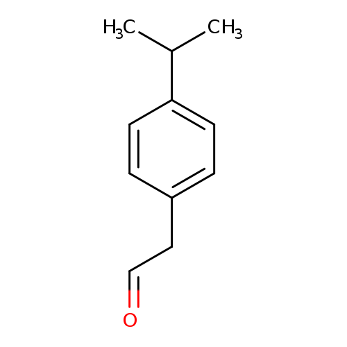 O=CCc1ccc(cc1)C(C)C