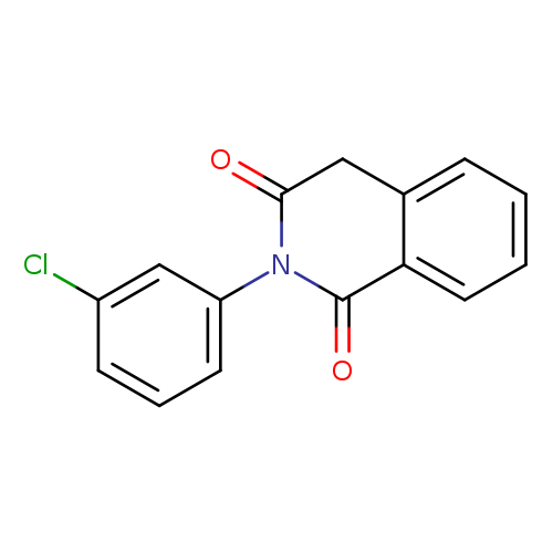 Clc1cccc(c1)N1C(=O)Cc2c(C1=O)cccc2