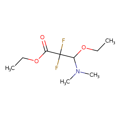 CCOC(=O)C(C(N(C)C)OCC)(F)F