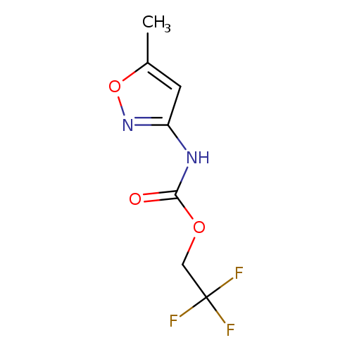 O=C(Nc1noc(c1)C)OCC(F)(F)F