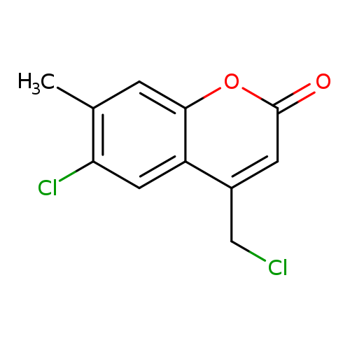 ClCc1cc(=O)oc2c1cc(Cl)c(c2)C