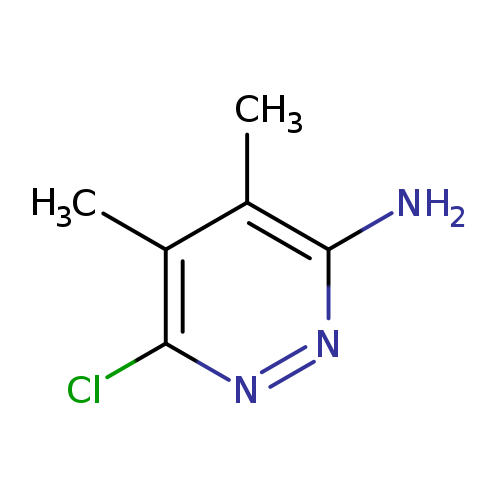 Nc1nnc(c(c1C)C)Cl