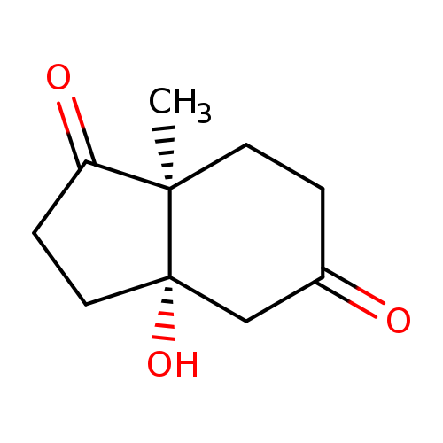 O=C1CC[C@]2([C@](C1)(O)CCC2=O)C