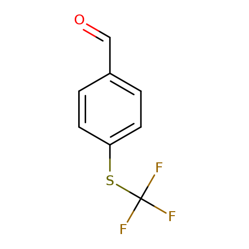 O=Cc1ccc(cc1)SC(F)(F)F