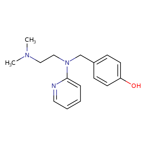 CN(CCN(c1ccccn1)Cc1ccc(cc1)O)C