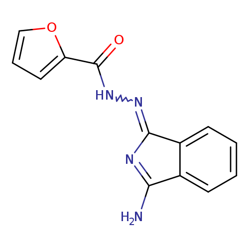 O=C(c1ccco1)NN=C1N=C(c2c1cccc2)N