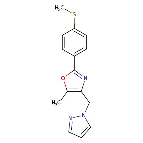 CSc1ccc(cc1)c1nc(c(o1)C)Cn1cccn1