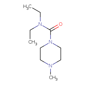CCN(C(=O)N1CCN(CC1)C)CC