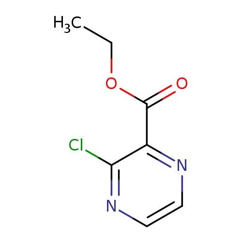 CCOC(=O)c1nccnc1Cl