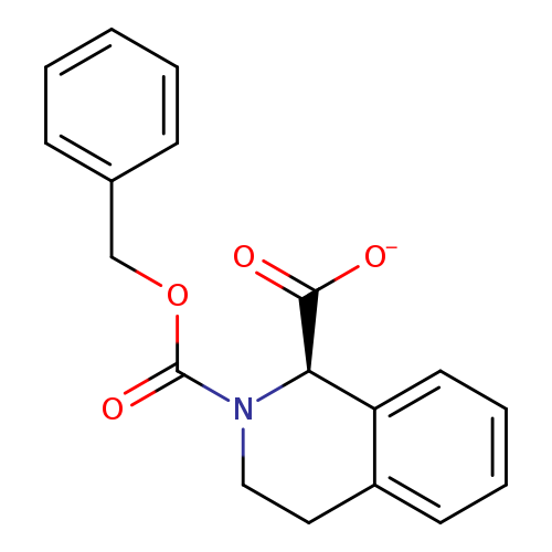 O=C(N1CCc2c([C@@H]1C(=O)[O-])cccc2)OCc1ccccc1
