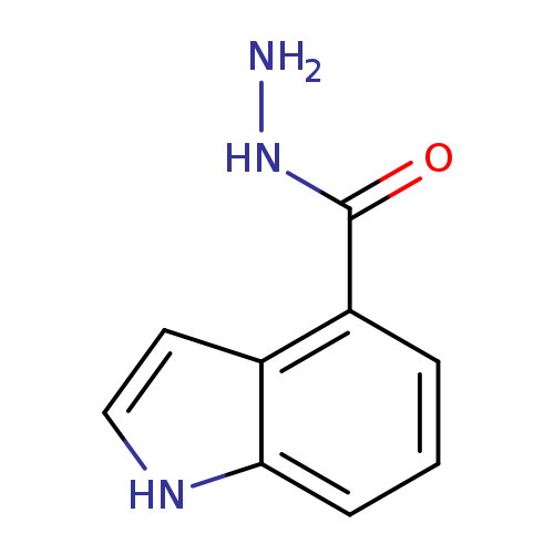 NNC(=O)c1cccc2c1cc[nH]2