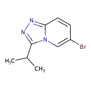Brc1ccc2n(c1)c(nn2)C(C)C