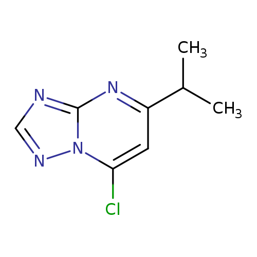 CC(c1cc(Cl)n2c(n1)ncn2)C