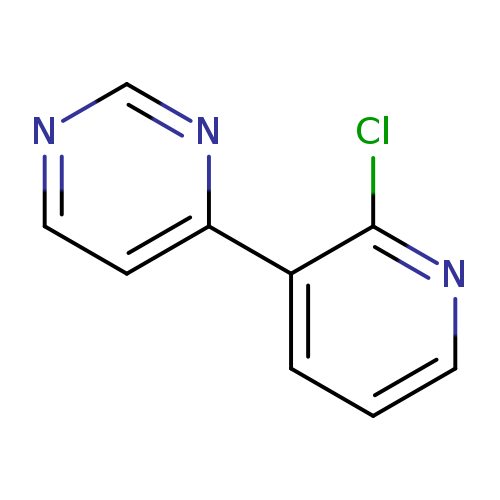 Clc1ncccc1c1ccncn1