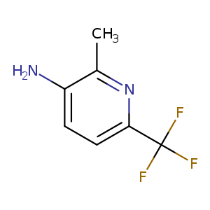 Nc1ccc(nc1C)C(F)(F)F