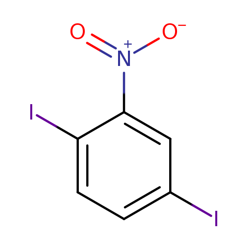 Ic1ccc(c(c1)[N+](=O)[O-])I